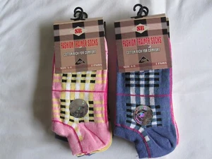 NUEVO CON ETIQUETAS - 6 CALCETINES DE ENTRENAMIENTO DE MODA A CUADROS "SB" - VARIOS Cols. - 4-6 GRATIS POST UK - Imagen 1 de 4
