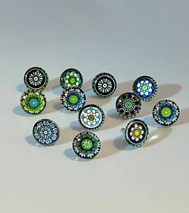 Mandala Push Pins, Colorful Mosaic Decorative Thumb Tacks, Unique Office or Home - Picture 1 of 7
