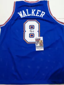 Kemba Walker New York Knicks Custom Basketball Style Jersey JSA COA - Picture 1 of 3