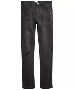 Ring of Fire CARBON Big Boys Tumble Skinny-Fit Stretch Destroyed Jeans, US 14 - Picture 1 of 4