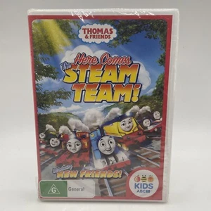 Thomas & Friends Here Comes The Steam Team Brand New Sealed DVD Reg 4 7 Episodes - Picture 1 of 2