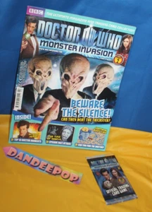 Doctor Who Monster Invasion Part 2 Magazine Poster And Sealed Trading Cards Pack - Picture 1 of 4
