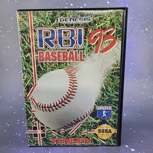 R.B.I. Béisbol '93 (Sega Genesis, 1993) CIB Videojuego Completo Probado Funcionando - Imagen 1 de 9