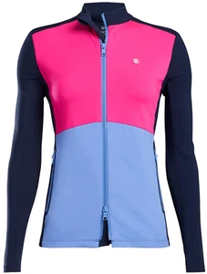 Chaqueta Bomber G/Fore Mujer Bloque de Color Cremallera Completa S M L Rosa Crepúsculo Golf Mujer - Imagen 1 de 6