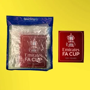 Emirates FA Cup ‘150 Years’ 2021/22 Player Shirt Sleeve Patch - 100% Official - Picture 1 of 1