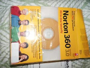 Norton 360 Version 3.0 Protection 3 PCs Windows Vista Windows XP - Picture 1 of 3