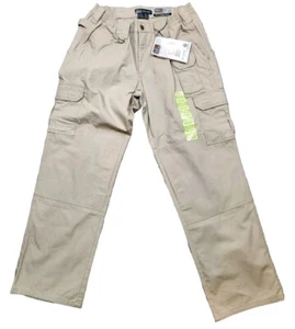 5.11 Tactical Series Womens Pants Tan Khaki Size 12 Cargo Rip Stop - Picture 1 of 10