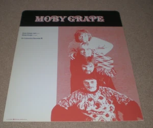Moby Grape Columbia Records VINTAGE LP Record Bin Divider Card RARE - Picture 1 of 2