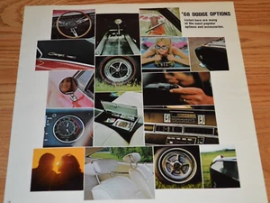 1968 Dodge Popular Options Original Dealer Advertisement Ad 68 Charger Dart - Bild 1 von 1