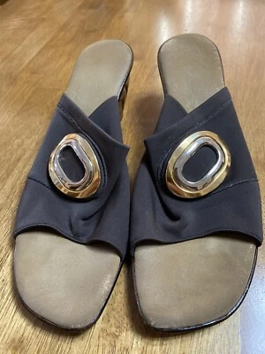 Sandalias de cuña para mujer ONEX marrón talla: 8 Foto 1 de 4