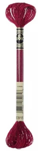 DMC Mouline LIght Effects Embroidery Floss - Color E815 Metallic Black Cherry - Picture 1 of 2