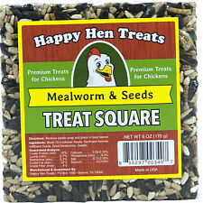 Poultry Treats, Mealworm & Seed Squares, 6-oz. -17087