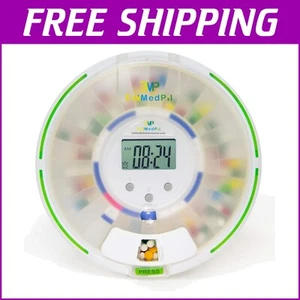 Medication Organizer with Audio-Visual Alerts - Ideal for Seniors & Caregivers - Picture 1 of 11
