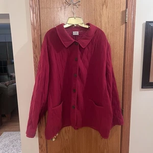 Koret City Blues gesteppte rote Scheunenjacke in Übergröße (wahrscheinlich 4x) - Bild 1 von 10