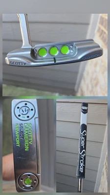 Scotty Cameron Custom Shop Select Newport Putter, 35.25" Length New Grip Supstrk - Image 1 of 4