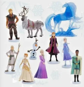 FROZEN ACTIONFIGUREN SET - 10 TEILE - PVC - KOSTENLOSER VERSAND am nächsten Tag - Bild 1 von 11