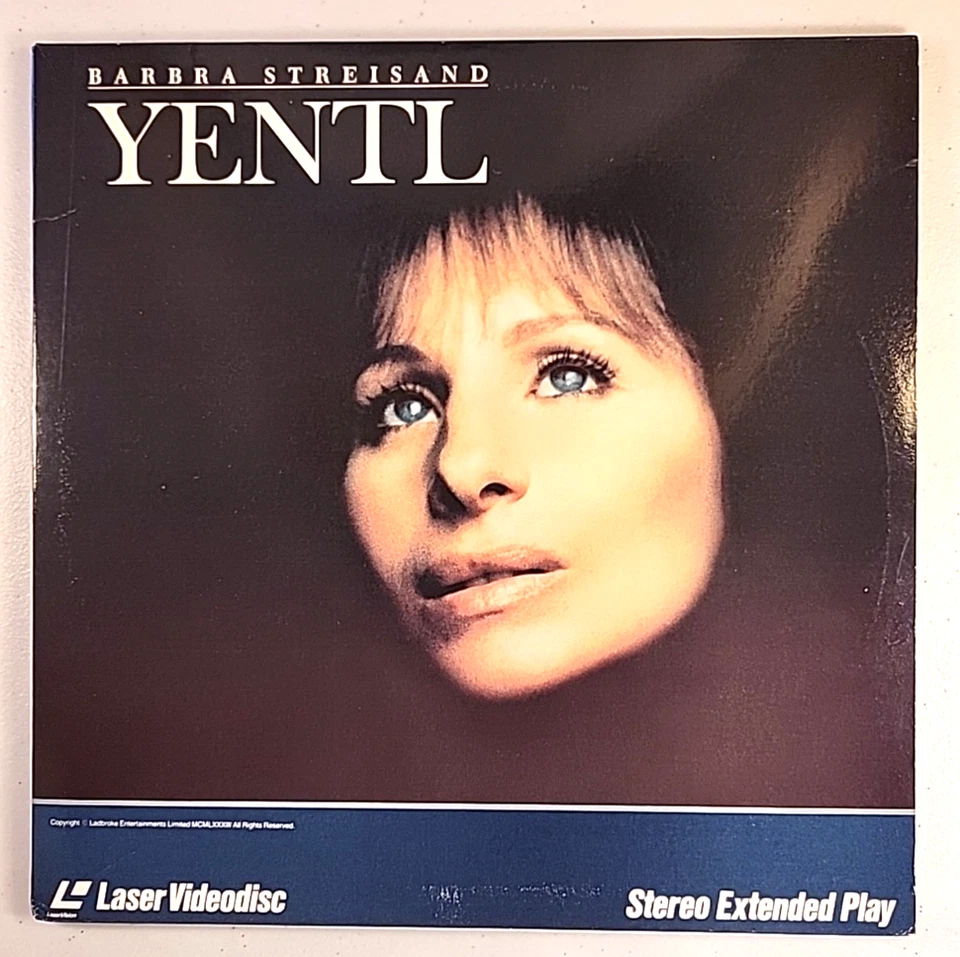 YENTL (extended LASERDISC) disc-1 (VG close to LN), disc-2 (LN) Barbra Streisand Foto 1 de 4
