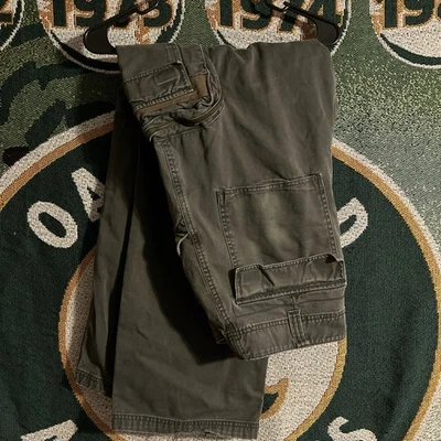 Vintage 90s Military Style Bugle Boy Cargo Pants Size 34x34 - Image 1 of 4