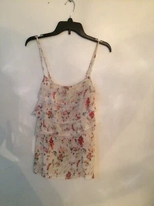 Route66 Womens Spaghetti Strap Floral Top XL PreOwned - Picture 1 of 4
