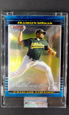 2002 Bowman Chrome Uncirculated #364 Franklyn German Encased Oakland A's Card