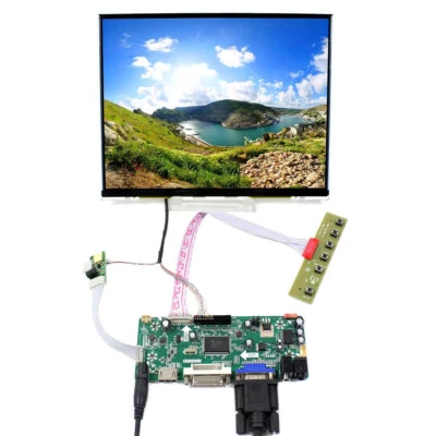 10.4" LTD104EDZS 1024x768 LCD Screen with H DMI VGA DVI LCD Controller Board - Image 1 of 4
