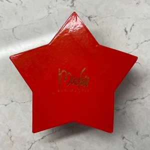Bob Mackie Red Star Shape Cardboard Storage Empty Box - L 7.5" x W 6.5" x H 3.2" - Picture 1 of 7