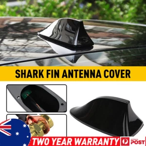 Car Roof Antenna Aerial Black Signal Shark Fin Radio Stereo Universal - Picture 1 of 9