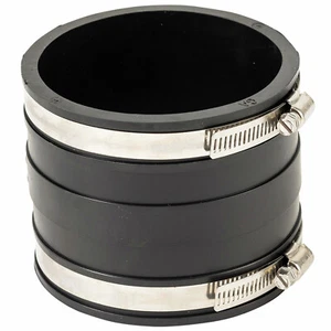 Deks 100mm PVC To PVC Rubber Joiner Industrial Plumbing Fixtures Pipe Fittings - Picture 1 of 4