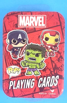 POP Marvel Comics Playing Cards Tin Hulk Captain America Iron Man NEW - Image 1 of 4