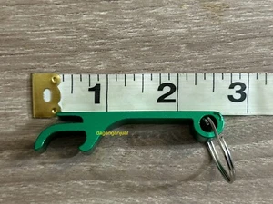Green Aluminum Bottle Opener Keychain - Picture 1 of 1