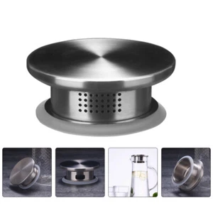 Stainless Steel Lid Beverage Pitcher Replacment Cover for Glass Water - Picture 1 of 12