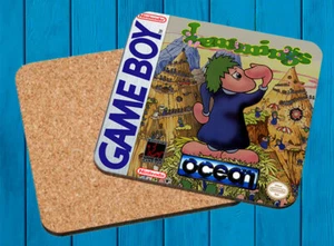Lemmings Nintendo Game Boy Sottobicchieri Legno Wooden Sottobicchieri - Picture 1 of 1