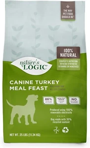 Nature's Logic 25lb Turkey Dog Food - Premium, Complete Nutrition for All Breeds - Picture 1 of 10