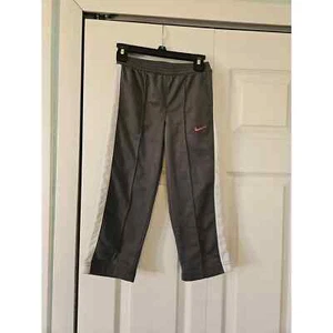 Girls Size 4 Nike Performance Athletic Style Gray Pants - Picture 1 of 4