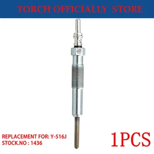 Car Glow Plug Single Replace for NGK Y-516J 1436 for BOSCH 0 250 202 129 - Foto 1 di 1