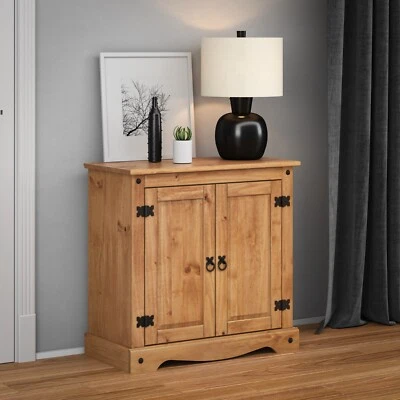 Corona Sideboard 2 Door Cupboard Solid Mexican Pine by Mercers Furniture® - Image 1 of 4