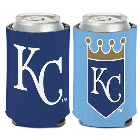 Kansas City Royals 12oz Two Sided Can Cooler [NEW] MLB Coozie Koozie Beer Drink Cover