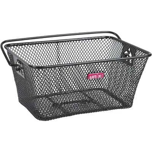 UNIX Hinterradkorb AMANDO 10L Volumen wetterbeständig metall schwarz - Bild 1 von 5