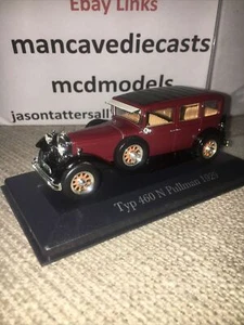 1/43 Mercedes Benz Typ 460 N PULLMAN LIMOUSINE 1929 IXO/Altaya - Foto 1 di 6