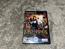The Lord of the Rings The Return of the King (Sony PlayStation 2 PS, 2003) CIB