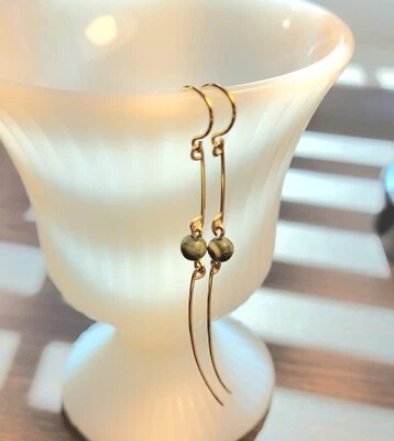  Pendientes de joyería de jaspe australiano hechos a mano Foto 1 de 4