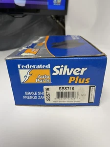 Zapato de freno de tambor premium nuevo zapato de freno unido trasero federado SBS716, NB716 - Imagen 1 de 5