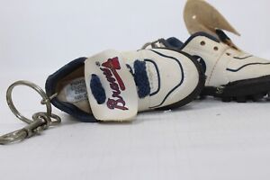 2 MLB Official Atlanta Braves Cleat Shoe Key Chain Vintage 1992 1501
