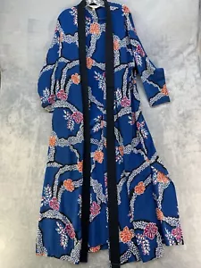 Christian Dior Multicolor Vintage Robe Size Small *Missing Belt* - Picture 1 of 8
