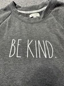 Rae Dunn Sweatshirt. Be Kind Gray Large Pullover Crew Sweatshirt - Picture 1 of 6