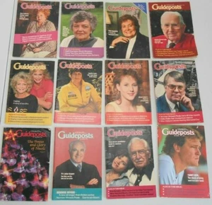 Vintage Guideposts Magazine Lot of 12 January To December 1988 Complete Year (CB - Picture 1 of 2