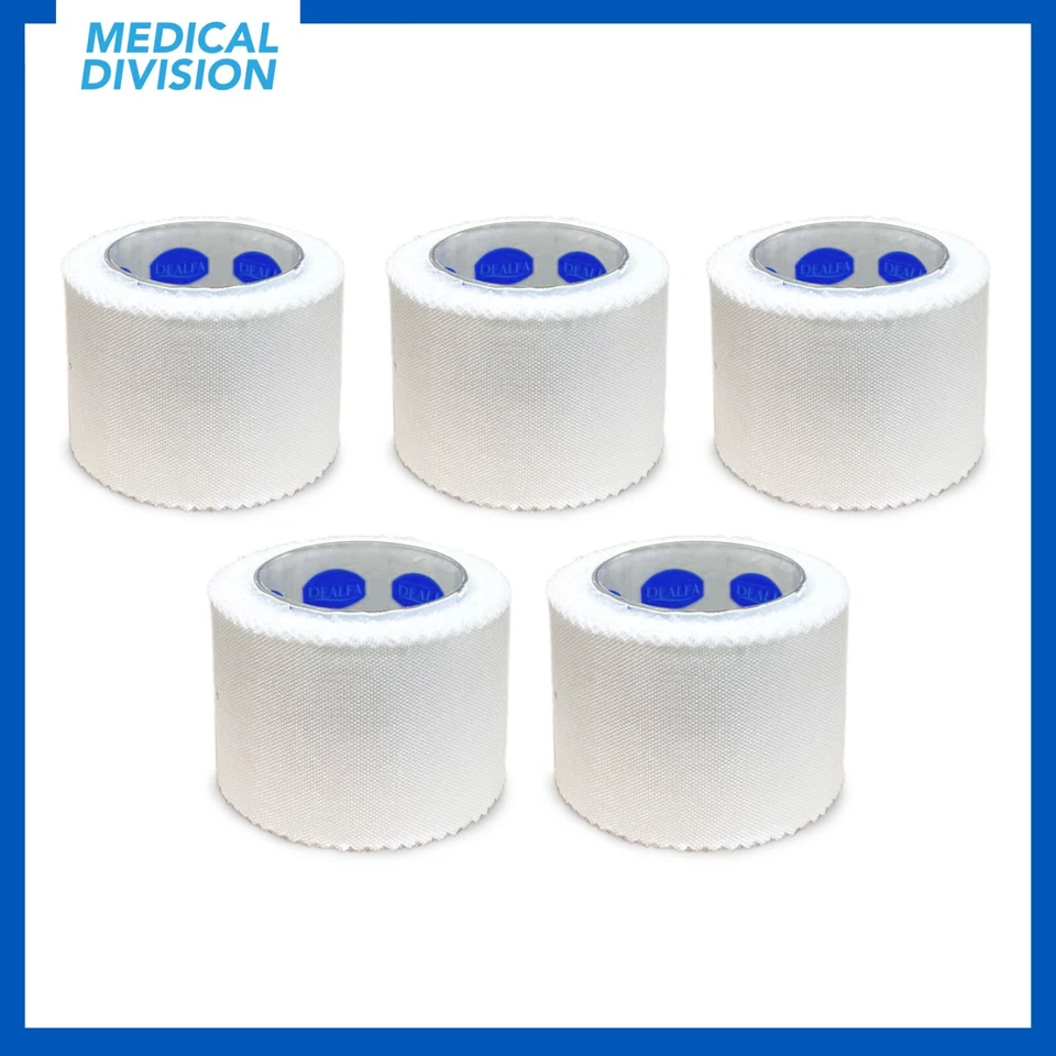 DEALFA 5 Cerotti adesivi su rocchetto in seta metri 5x2,5 cm - cerotto medicazione