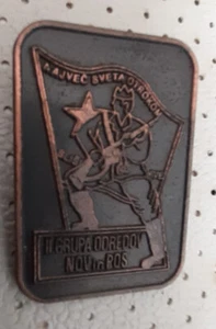Partisan with rifle World War II. II. Grupa odredov Slovenia ex Yugoslavia pin - Picture 1 of 2
