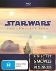 Star Wars - The Complete Saga (Box Set, Blu-ray, 2011) Region B ~ Like New