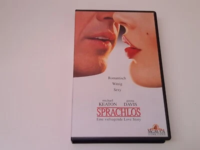 Sprachlos 1994 VHS German PAL Video Großbox Michael Keaton Geena Davis Speechles - Bild 1 von 4